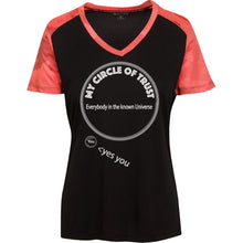 "My Circle of Trust" - Custom Personalized T-shirts Men's Women's Ladies' CamoHex Colorblock T-Shirt