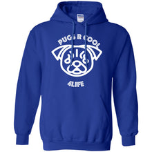 "Pugs R Cool 4Life" - W Personal Designer Men's Women's Pullover Hoodie 8 oz.