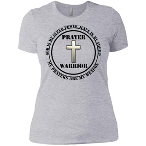 "Prayer Warrior" Take A Knee - Custom Personalized Ladies' Boyfriend T-Shirt