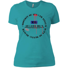 PROPERTY OF ARKHAM3B "Arkham Athletics - Help" - Custom Personalized Ladies' Boyfriend T-Shirt