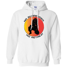 Saiyan "No Surrender No Retreat" Personal Designer Men's Women's Pullover Hoodie 8 oz.