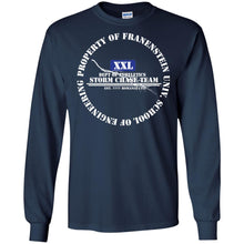 "Property of Frankenstein U. School of Engineering" - W Personal Designer long sleeve Hoodie Men's Women's LS Ultra Cotton T-Shirt