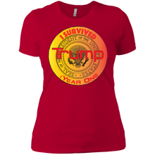 "I Survived Trump:Year One" - Custom Personalized Ladies' Boyfriend T-Shirt