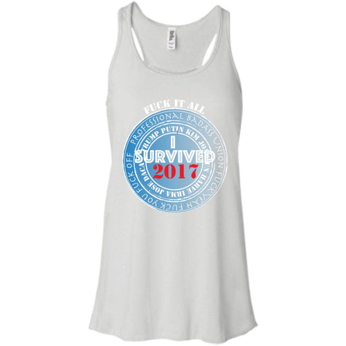 Custom Personalized T-Shirt Ladies' Bella + Canvas Flowy Racerback Tank