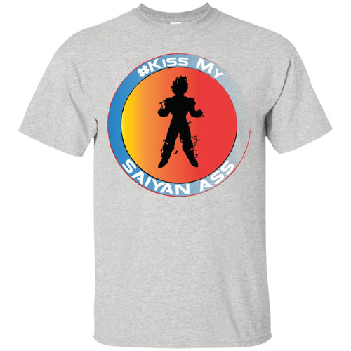#KISS MY SAIYAN ASS - B Custom Personalized T-shirts Men's Women's Ultra Cotton T-Shirt