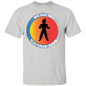 #KISS MY SAIYAN ASS - B Custom Personalized T-shirts Men's Women's Ultra Cotton T-Shirt