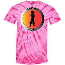 "Saiyan" 4Life - Custom Personalized T-shirts Men's Women's 100% Cotton Tie Dye T-Shirt