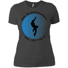 "No Surrender - Dance'n4Life" Custom Personalized Ladies' Boyfriend T-Shirt