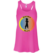 "Saiyan" 4Life - Custom Personalized T-Shirt Ladies' Bella + Canvas Flowy Racerback Tank