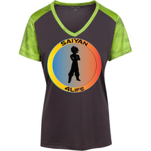 "Saiyan" 4Life - Custom Personalized T-shirts Men's Women's Ladies' CamoHex Colorblock T-Shirt