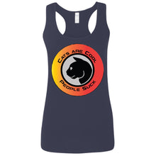 "Cats Are Cool"- Custom Personalized Ladies' Softstyle Racerback Tank