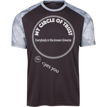 "My Circle of Trust" - Custom Personalized T-shirts Men's Women's CamoHex Colorblock T-Shirt