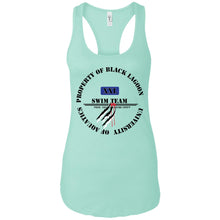 "Property of Black Lagoon U" Custom Personalized Ladies' Ideal Racerback Tank