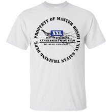 "PROPERTY OF MASTER ROSHI U Custom Personalized T-shirts Men's Women's Ultra Cotton T-Shirt