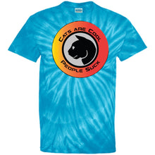 "Cats Are Cool"- Custom Personalized T-shirts Men's Women's 100% Cotton Tie Dye T-Shirt
