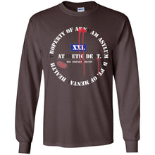 PROPERTY OF ARKHAM3A "Arkham Athletics - Help" - Personal Designer long sleeve Men's Ultra Cotton T-Shirt