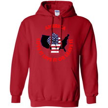 "America" Love It Live It or Leave It - Personal Designer Men's Women's Pullover Hoodie 8 oz.