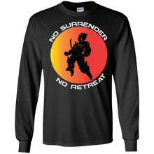 "No Surrender No Retreat - Saiyan" Personal Designer long sleeve Men's Ultra Cotton T-Shirt