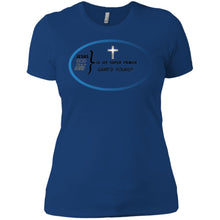 "God Is My Super Power - What's Yours ?" - b Custom Personalized Ladies' Boyfriend T-Shirt