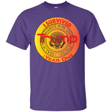 "I Survived Trump: Year One" - G Custom Personalized T-shirts Men's Women's Ultra Cotton T-Shirt