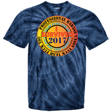 "Fuck Yeah - I Survived 2017" Custom Personalized Men's Women's Cotton Tie Dye T-Shirt