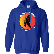 "No Surrender No Retreat - Saiyan" Personal Designer Men's Women's Pullover Hoodie 8 oz.