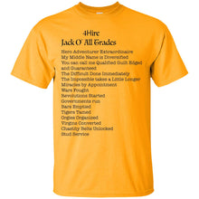 4Hire Jack O All Trades - B Custom Personalized T-shirts Men's Women's Ultra Cotton T-Shirt