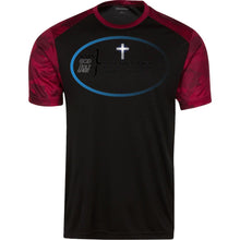 "God Is My Super Power - What's Yours ?" - B Custom Personalized T-shirts Men's Women's CamoHex Colorblock T-Shirt