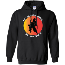 "No Surrender No Retreat - Saiyan" Personal Designer Men's Women's Pullover Hoodie 8 oz.