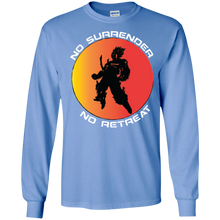 "No Surrender No Retreat - Saiyan" Personal Designer long sleeve Men's Ultra Cotton T-Shirt