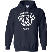 "Pugs R Cool 4Life" - W Personal Designer Men's Women's Pullover Hoodie 8 oz.
