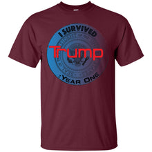 "I Survived Trump: Year One" - B Custom Personalized T-shirts Men's Women's Ultra Cotton T-Shirt