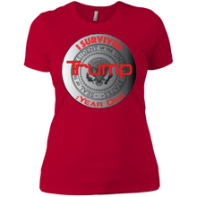 "I Survived Trump:Year One" - Custom Personalized Ladies' Boyfriend T-Shirt