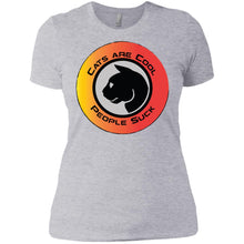 "Cats Are Cool"- Custom Personalized Ladies' Boyfriend T-Shirt