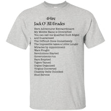 4Hire Jack O All Trades - B Custom Personalized T-shirts Men's Women's Ultra Cotton T-Shirt