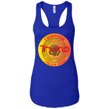"I Survived Trump:Year One" - Custom Personalized T-shirts Ladies Ideal Racerback Tank