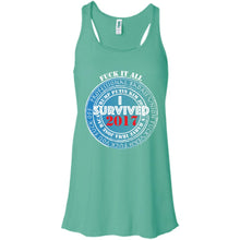 Custom Personalized T-Shirt Ladies' Bella + Canvas Flowy Racerback Tank