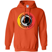 "Cats Are Cool"- Personal Designer long sleeve Hoodie Men's Women's Pullover Hoodie 8 oz.