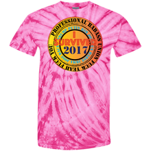 "Fuck Yeah - I Survived 2017" Custom Personalized Men's Women's Cotton Tie Dye T-Shirt