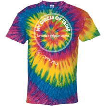 "My Circle of Trust" - Custom Personalized T-shirts Men's Women's 100% Cotton Tie Dye T-Shirt