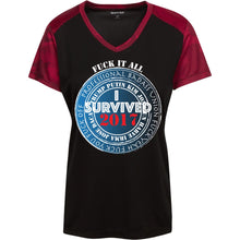 "Fuck it All 2017" -W Custom Personalized T-shirts Men's Women's Ladies' CamoHex Colorblock T-Shirt