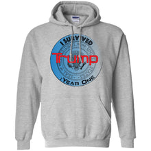 "I Survived Trump: Year One" - B Personal Designer Men's Women's Pullover Hoodie 8 oz.