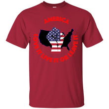 "America" Love It Live It or Leave It - Custom Personalized T-shirts Men's Women's Ultra Cotton T-Shirt