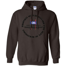 "Property Of Vlad  Alucard U Dept. of Hematology” -B Personal Designer Men's Women's Pullover Hoodie 8 oz.