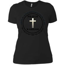 "Prayer Warrior" Take A Knee - Custom Personalized Ladies' Boyfriend T-Shirt