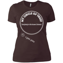 "My Circle of Trust" - Custom Personalized Ladies' Boyfriend T-Shirt