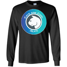 CAT R COOL 4LIFE - A Personal Designer long sleeve Hoodie Men's Women's LS Ultra Cotton T-Shirt