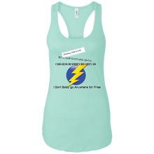 "Hot Green Ass" Custom Personalized T-Shirt Ladies Ideal Racerback Tank