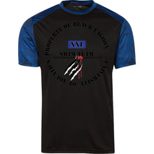 "Property of Black Lagoon U" Custom Personalized T-shirts Men's Women's CamoHex Colorblock T-Shirt