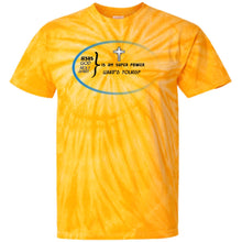 "God Is My Super Power " - B Custom Personalized T-shirts Men's Women's 100% Cotton Tie Dye T-Shirt